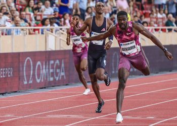 The Men’s 400 meter hurdles in Herculis Monaco! The Three Amigos Delivered in Monaco!