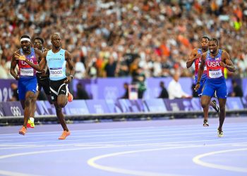 Coffee with Larry, August 8, 2024, Exciting Women’s LJ, Amazing Men’s Jav, Big Upset in Men’s 200m, and Grant gets his gold in 110m hurdles!