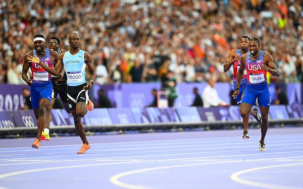 Coffee with Larry, August 8, 2024, Exciting Women’s LJ, Amazing Men’s Jav, Big Upset in Men’s 200m, and Grant gets his gold in 110m hurdles!