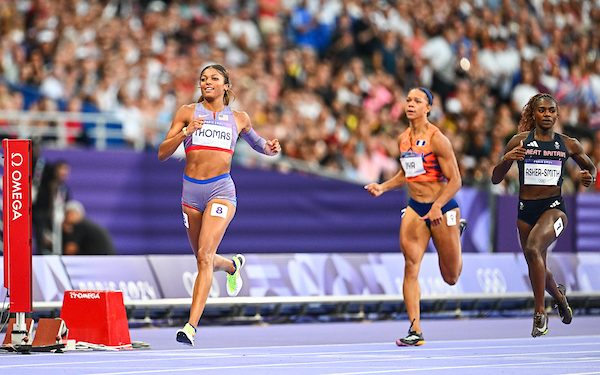 Gabby Thomas can now add gold medalist to her resume.  