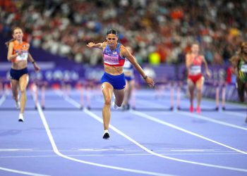 Coffee with Larry, August 8, 2024, Exciting Women’s LJ, Amazing Men’s Jav, Big Upset in Men’s 200m, and Grant gets his gold in 110m hurdles!