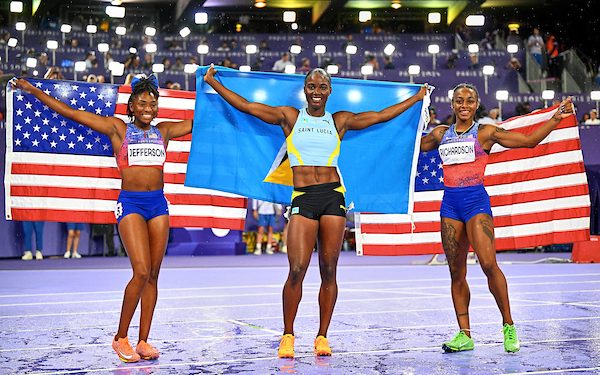 Julien Alfred: This is the fastest woman on earth. And she’s from St. Lucia.