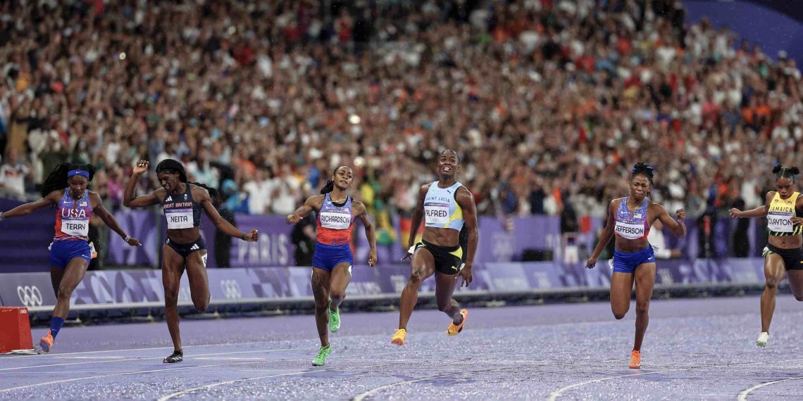 Women’s 100 meters – Olympic champion