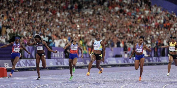 Women’s 100 meters – Olympic champion