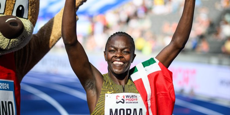ISTAF IN BERLIN’S OLYMPIC STADIUM   Mary Moraa breaks 600 m world record at the ISTAF