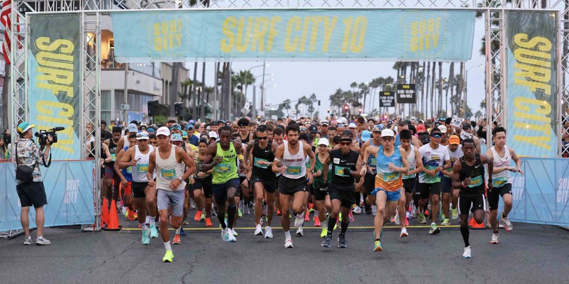Local runners claim victory at Orange County’s oldest race,   Fountain Valley Alumni Esteban Prado and Madeline Jahshan Triumph at Surf City 10