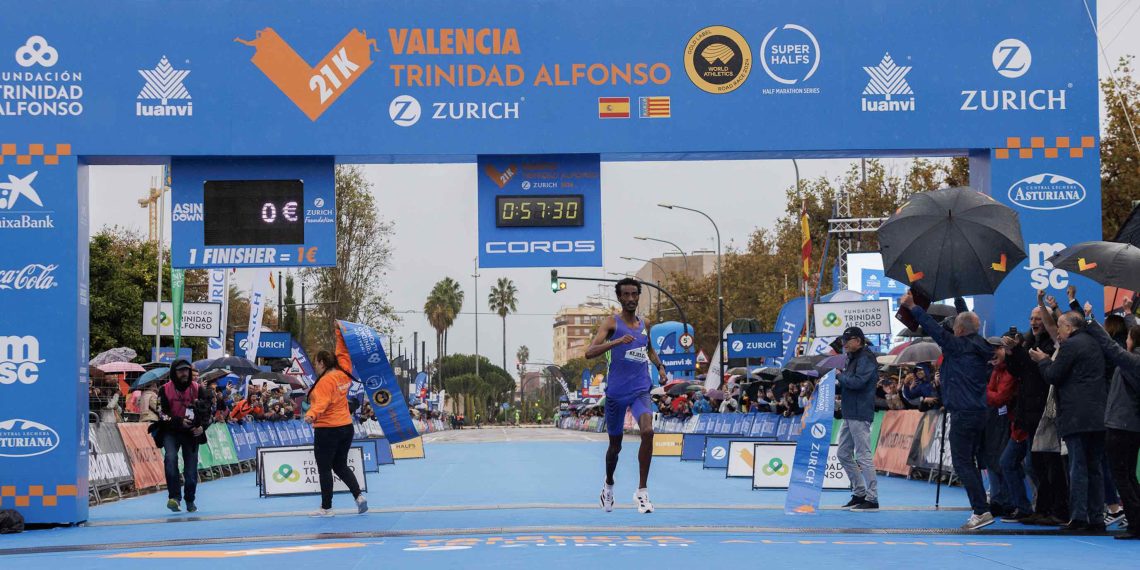 Stunning performances at the 2024 Valencia Half Marathon