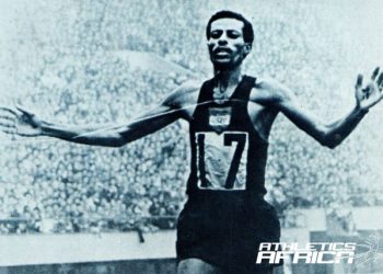 This Day in Track & Field , October 21, Abebe Bikila wins his second Olympic gold at Marathon (1964), Steve Jones breaks WR at Chicago Marathon (1984), by Walt Murphy News & Results Services