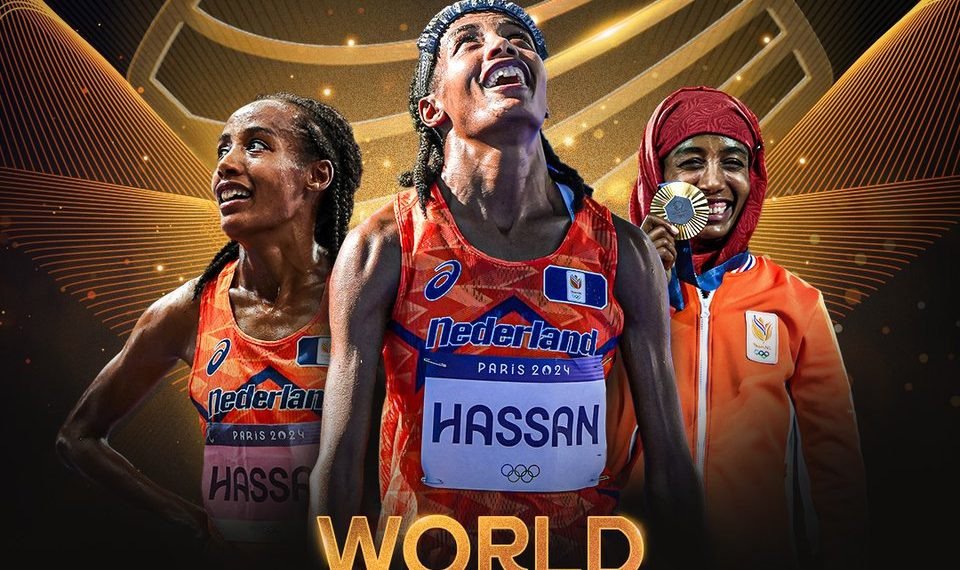 Sifan Hassan dedicates her World Athlete of the Year award to young girls with big dreams