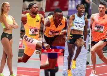 Olympic Champions Noah Lyles, Julien Alfred and Grant Holloway to headline New Balance Indoor Grand Prix on Feb. 2