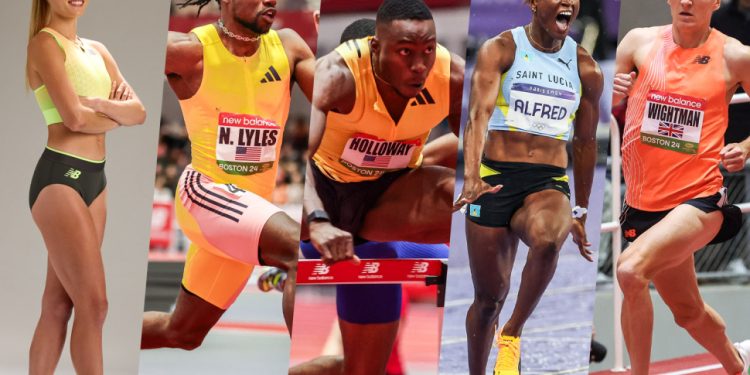 Olympic Champions Noah Lyles, Julien Alfred and Grant Holloway to headline New Balance Indoor Grand Prix on Feb. 2