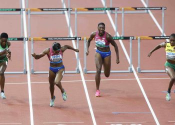 A sideways look at the women’s 100m hurdles