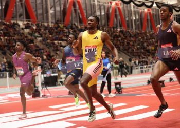 Noah Lyles Delivers at 2025 New Balance Indoor Grand Prix