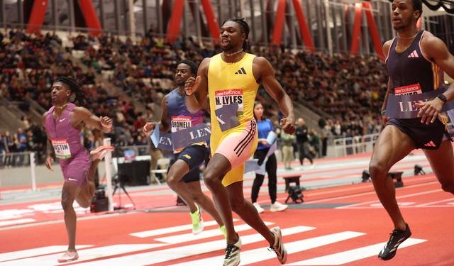Noah Lyles Delivers at 2025 New Balance Indoor Grand Prix