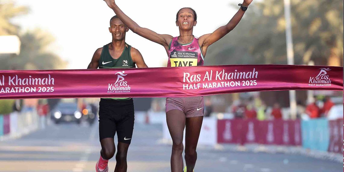RAS AL KHAIMAH HALF MARATHON:   Alex Matata wins RAK Half Marathon, Ejgayehu Taye runs world leading time