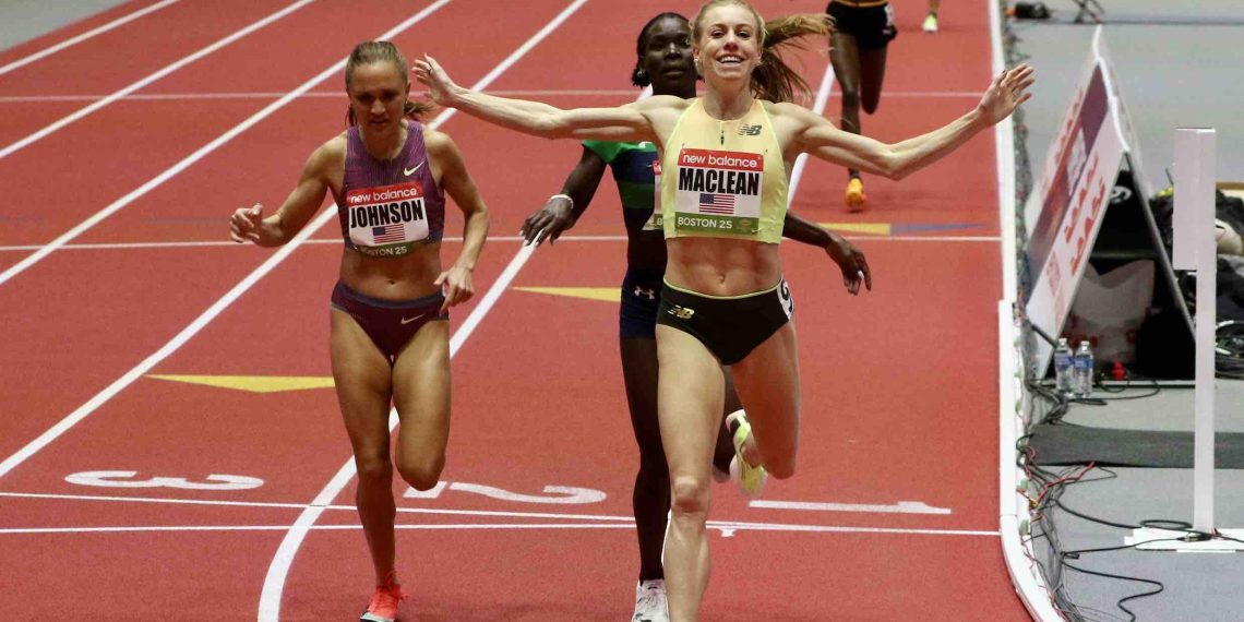 MACLEAN SCORES HOMETOWN WIN AT NEW BALANCE INDOOR GRAND PRIX !