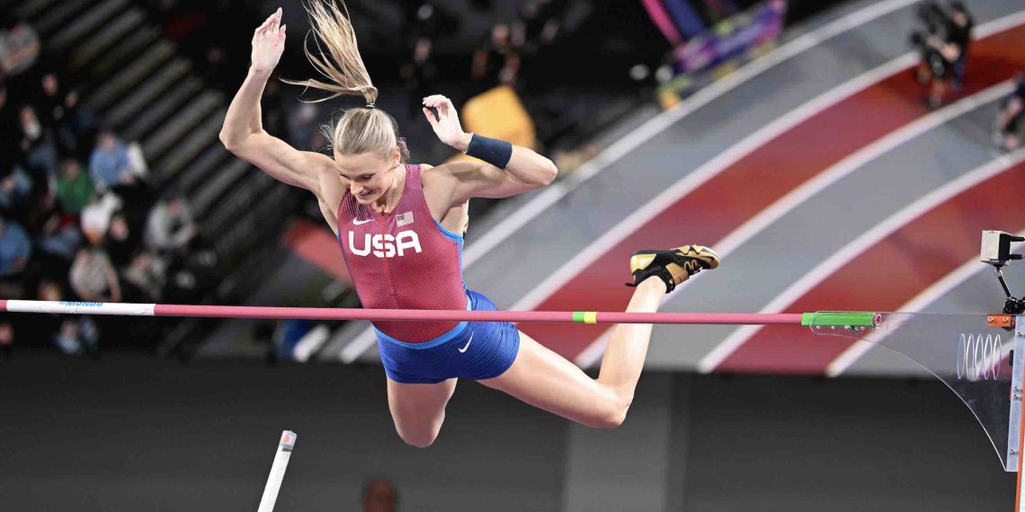 Talking pole vault tactics with Katie Moon