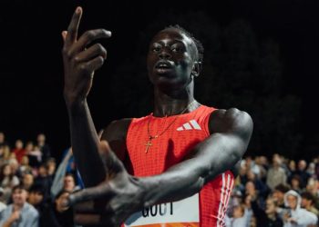 Myers 3:34.98, Denny 68.17, Kennedy beats Gout, Ndori beats Tebogo