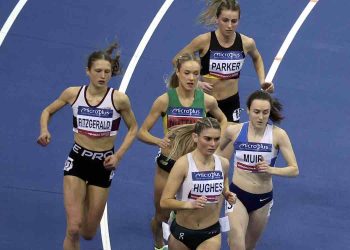 Innes FitzGerald – a green runner competing in Apeldoorn 2025