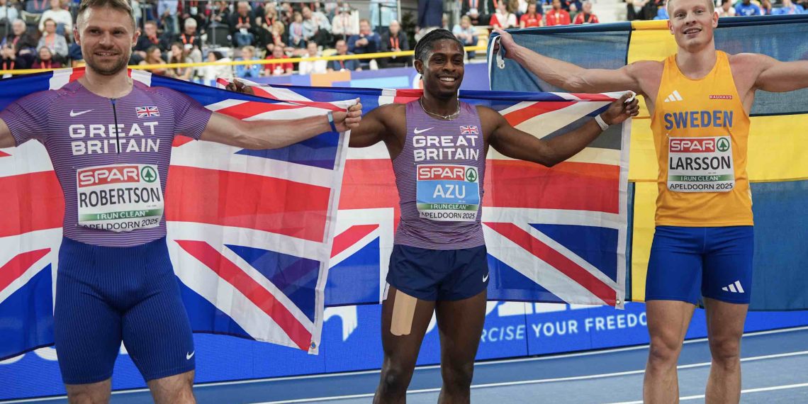 Sprinting to glory, the Men’s 60m in Apeldoorn!