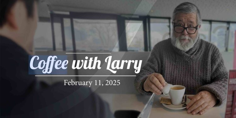Coffee With Larry, February 11, 2025 (YouTube): A busy two weeks, RAK Half Marathon (Feb.1), NB Indoor GP (Feb.2), and Millrose Games (Feb. 8), a Salute to Jerome Drayton!