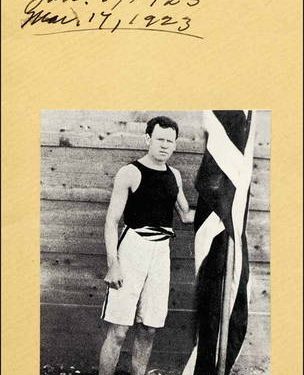 This Day in Track & Field, April 6, James Connolly wins first gold medal  in Modern Olympics (1896), by Walt Murphy