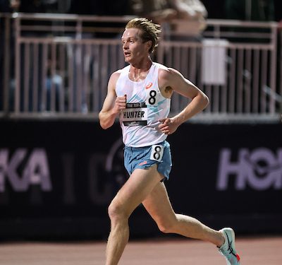 STEPPING UP IN DISTANCE, HUNTER TO RACE CHERRY BLOSSOM 10-MILE ON SUNDAY