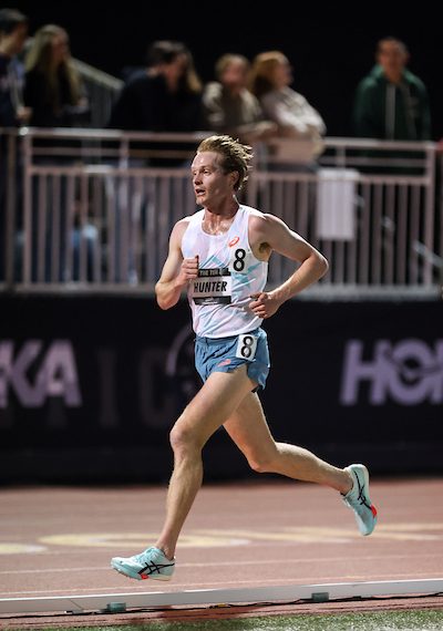 STEPPING UP IN DISTANCE, HUNTER TO RACE CHERRY BLOSSOM 10-MILE ON SUNDAY