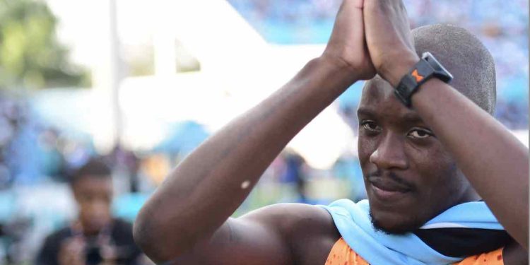 Tebogo and Simbine thrill fans at the Botswana Golden Grand Prix