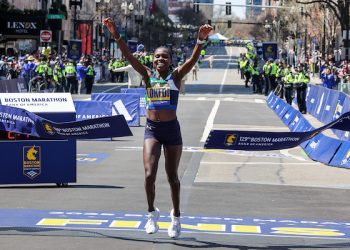 Epic victories in Boston for Kenyans Lokedi and Korir