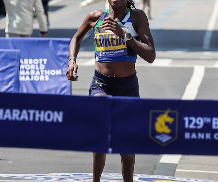 KORIR, LOKEDI WIN BOSTON MARATHON IN FAST TIMES