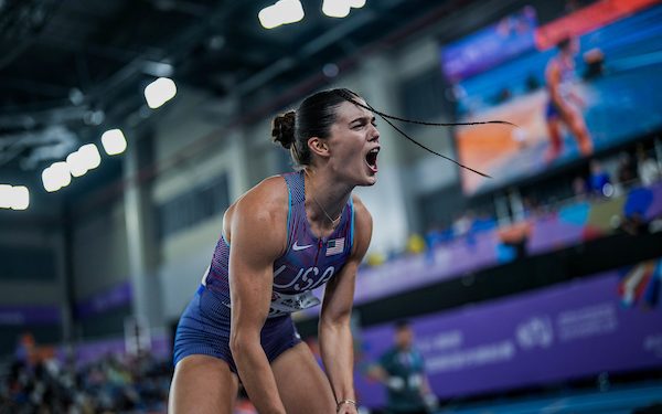 Watching the  2025 World Indoors in Nanjing on TV