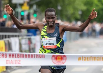 GUTENBERG MAINZ HALF MARATHON,   Strong course records by James Kipkurui and Esther Chemtai in Mainz