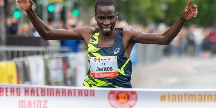GUTENBERG MAINZ HALF MARATHON,   Strong course records by James Kipkurui and Esther Chemtai in Mainz