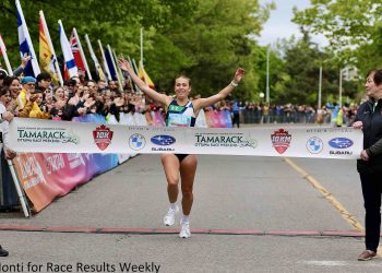 LARKIN, PHILIBERT-THIBOUTOT TAKE CANADIAN 10-K TITLES IN OTTAWA