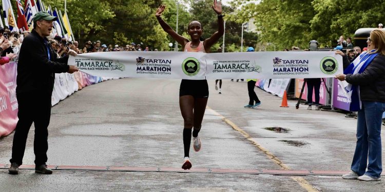 KORIR, CHELANGAT TAKE OTTAWA MARATHON TITLES
