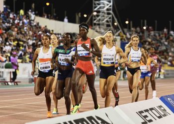 Jemma Reekie third in Doha