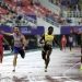 GB athletes compete in the rain in Guangzhou