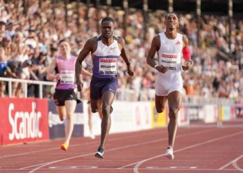 Mondo 628 WR, Wanyonyi 1:41.95 WL, Benjamin 46.54 WL, Almgren 12:44.27 ER in Stockholm Diamond League