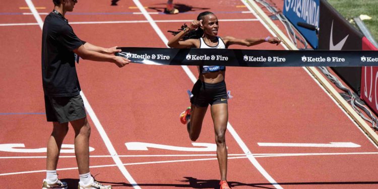 Beatrice Chebet breaks 14 minutes for 5,000m with her 13:58.06 at 50th NIKE Pre Classic