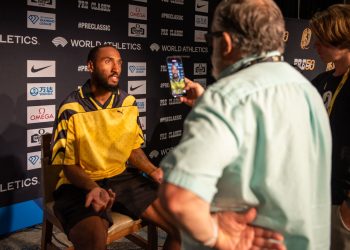 2025 NIKE Pressers, Day 1, Presser 1, The Sprints, Men: Christian Coleman, Matthew Hudson-Smith, Quincy Hall and Kishane Thompson