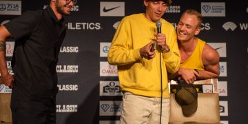 2025 NIKE Pre Classic Pressers, Day 1, Presser 2, July 3, 2025, Men’s Jumps, the Pole Vault, Sam Kendricks, Mondo Duplantis, Ersu Sasma