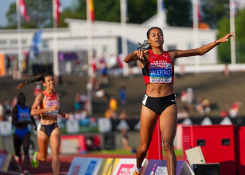 2025 European Athletics U23, Day 3, July 19, 2025, Women’s events, in Bergen, Norway: Jæger 49.74 CR, Werro 1:57.42 CR, Newnham 54.08 CR