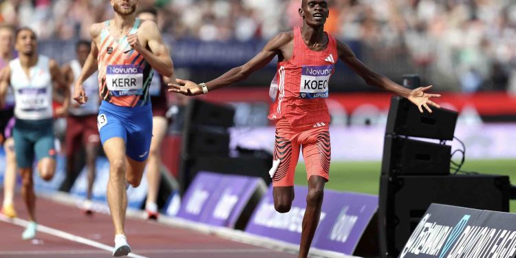 2025 London Diamond League, the Men’s 1,500 meters