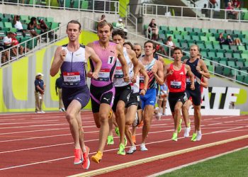 2025 Summer Mileage, August 4, 2025, Week 5, Day 1, Monday is an easy day, and we focus on Cole Hocker