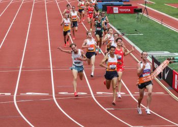 2025 Summer Mileage, August 4, 2025, Week 5, Day 1, Monday is an easy day, and we focus on Cole Hocker