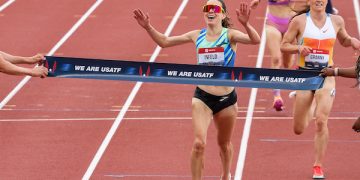 INFELD, YOUNG TAKE NATIONAL 10,000M TITLES AT TOYOTA USATF CHAMPIONSHIPS