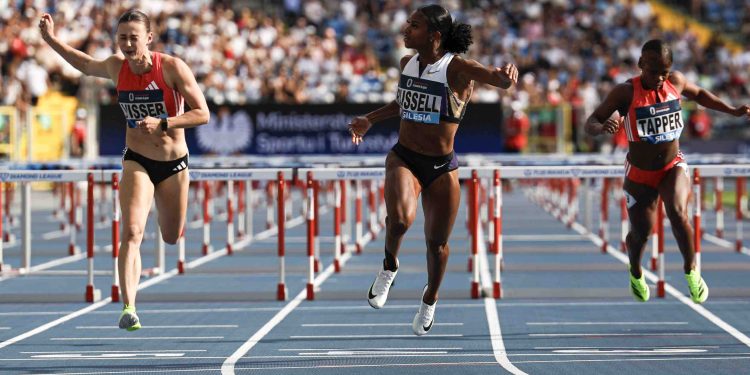 The women’s sprint hurdles do not disappoint