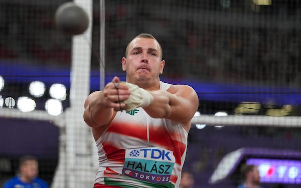 BENCE HALÁSZ, HUN, bronze medal, hammer throw,  Interview at adidas Hospitality World Athletics Championships Tokyo 2025