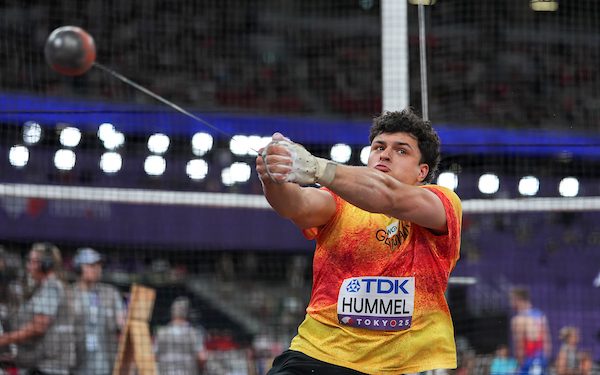 MERLIN HUMMEL , GER, silver medalist, Men’s hammer throw, Interview at adidas Hospitality World Athletics Championships Tokyo 2025